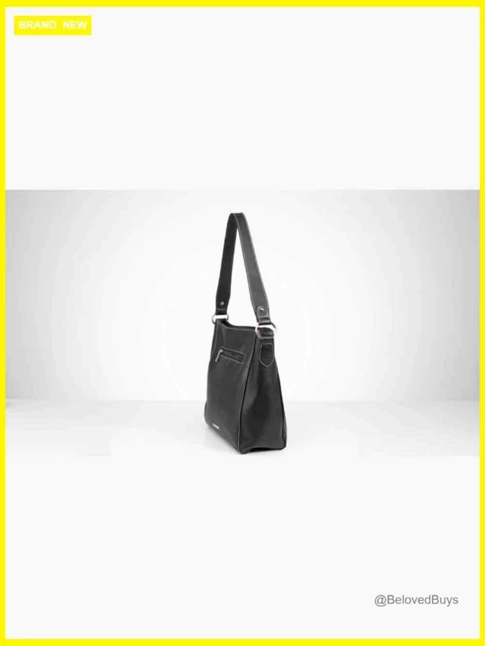 Vegan Leather Hobo Shoulder Bag Soft Medium Handbag
